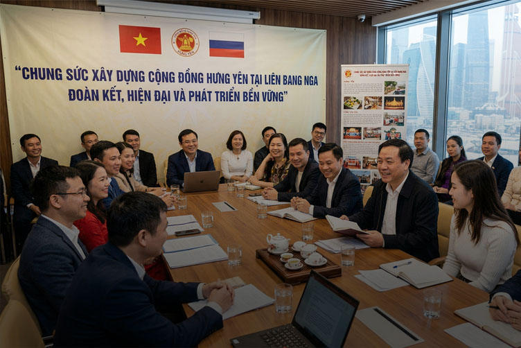 Ảnh nổi bật hoạt động của Hội đồng hương Hưng Yên tại Liên bang Nga